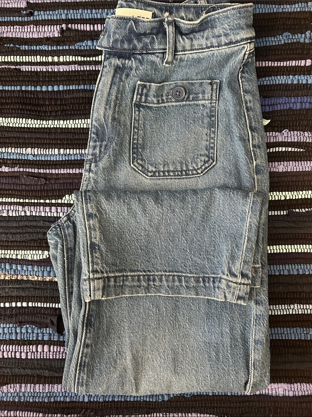 LOFT Light Wash Straight Leg Jeans
